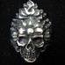 Skull Ring For Motor Biker - TR72